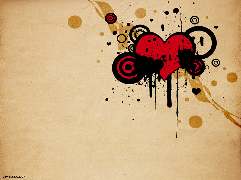 graffiti heart art design