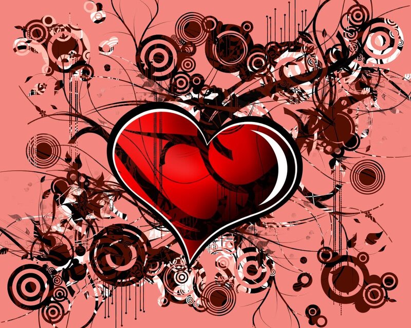 graffiti heart design