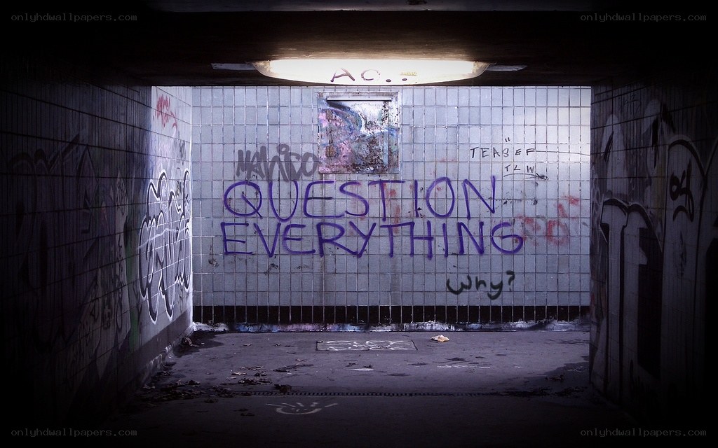 graffiti in an underground tunnel
