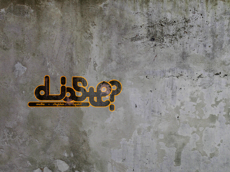 graffiti logo on concrete wall