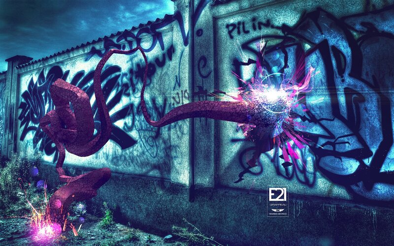 Graffiti monster attack