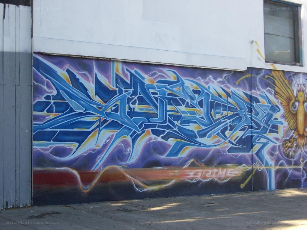 graffiti mural on building wall