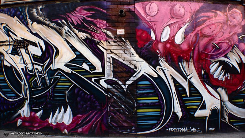 Graffiti Mural on Wall