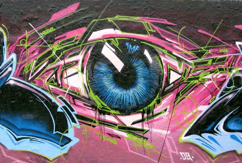 Graffiti of a Blue Eye