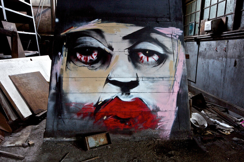 Graffiti of a Face