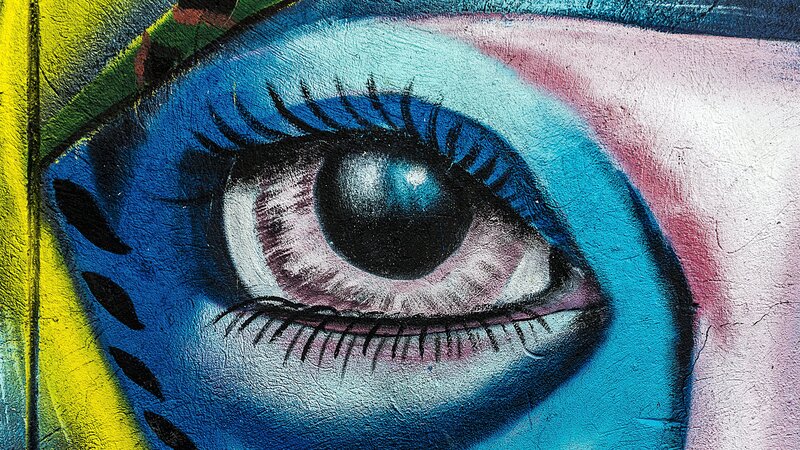 Graffiti of a Human Eye
