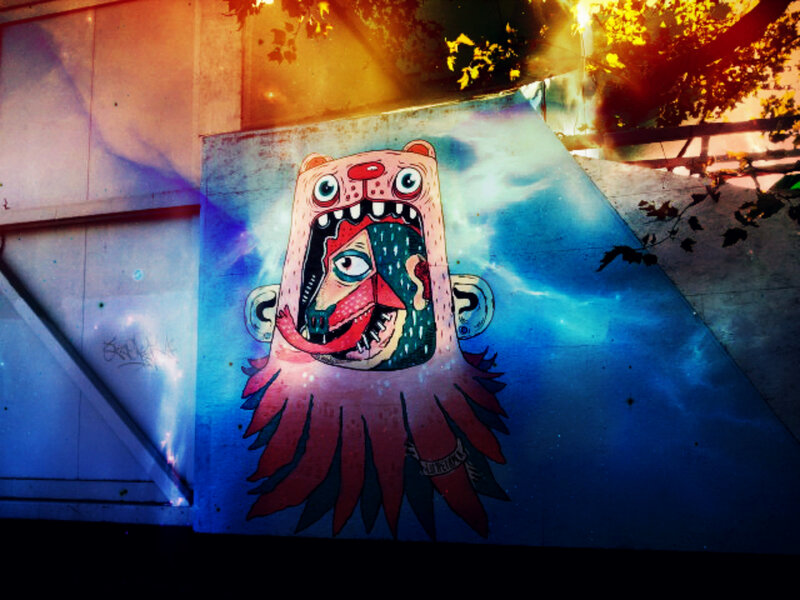 Graffiti of a Monster