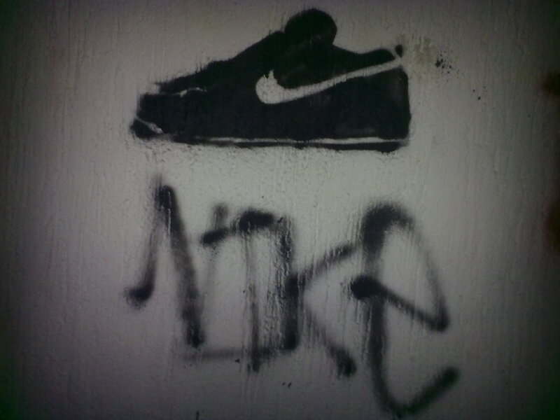 Graffiti of a Shoe