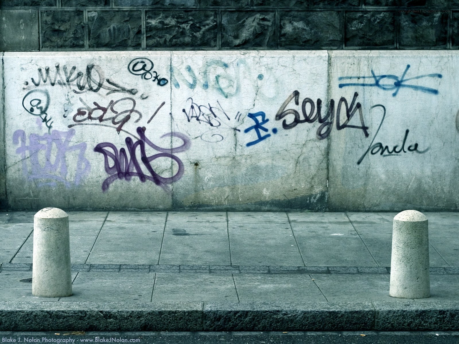 graffiti on a city wall