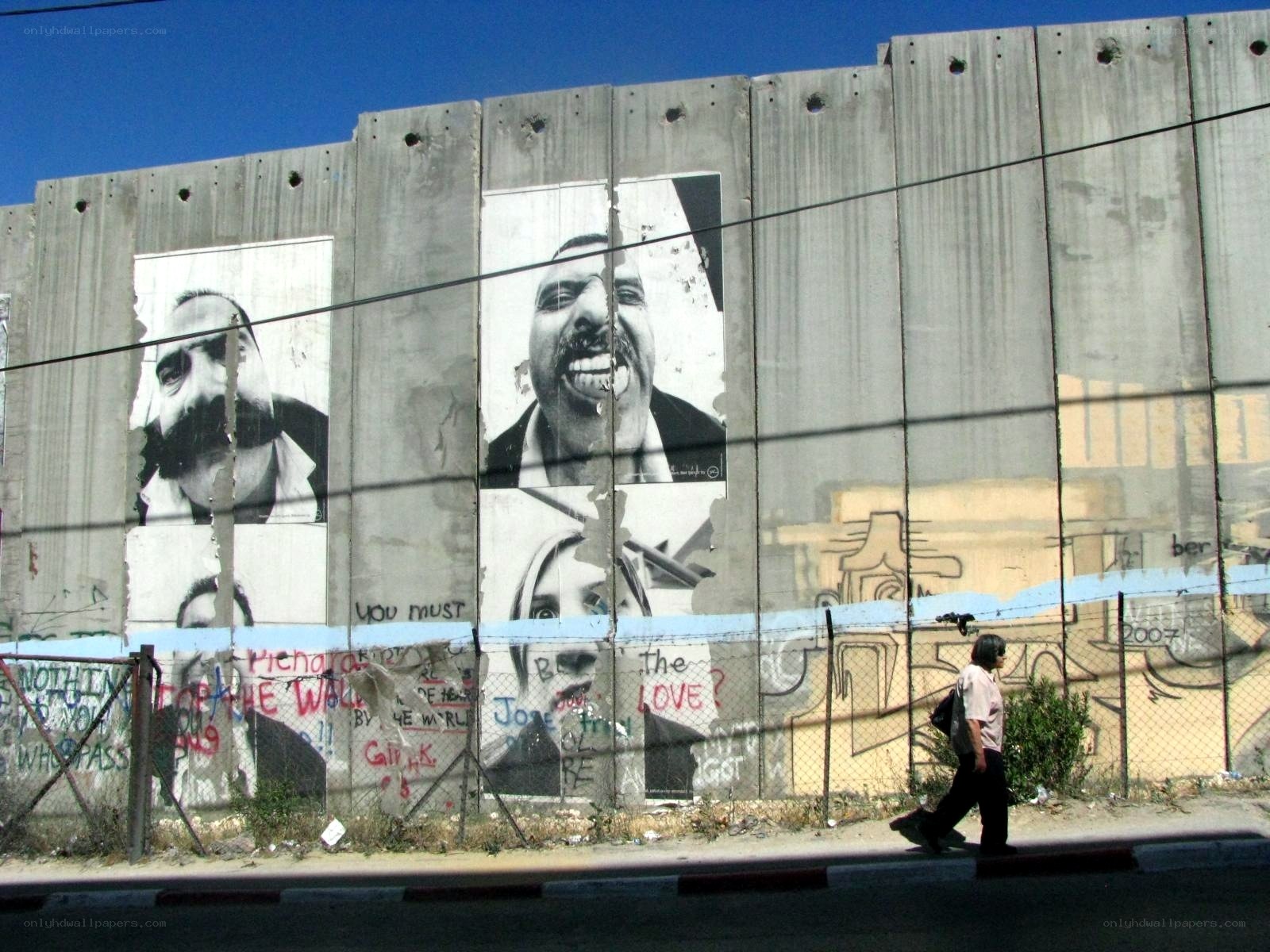Graffiti on a concrete wall