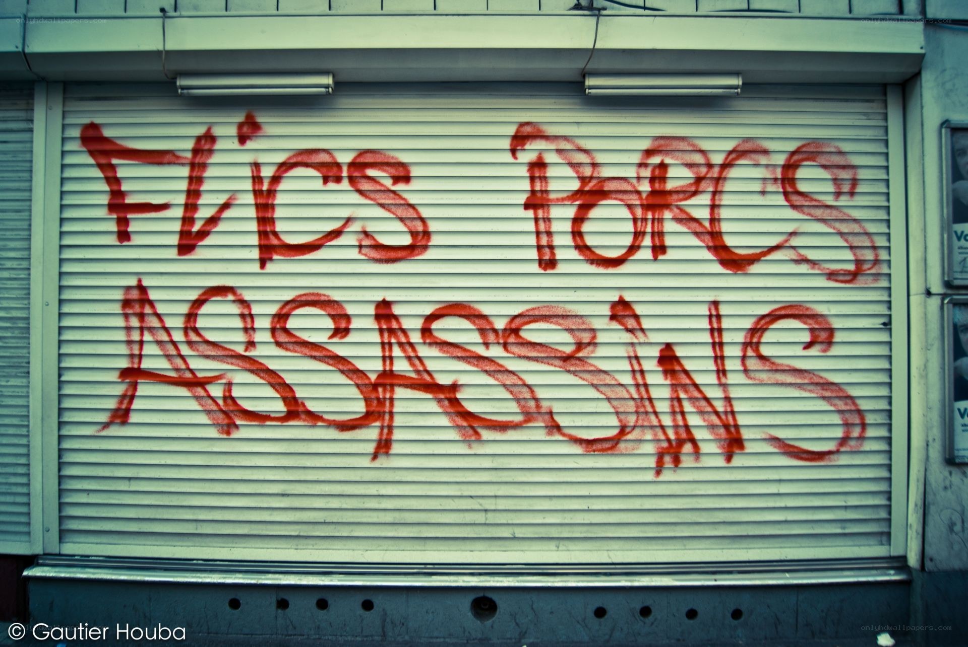 Graffiti on a shutter