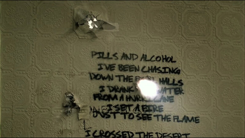 graffiti on a textured wall