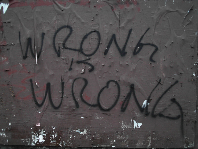 Graffiti on a Wall — Gray