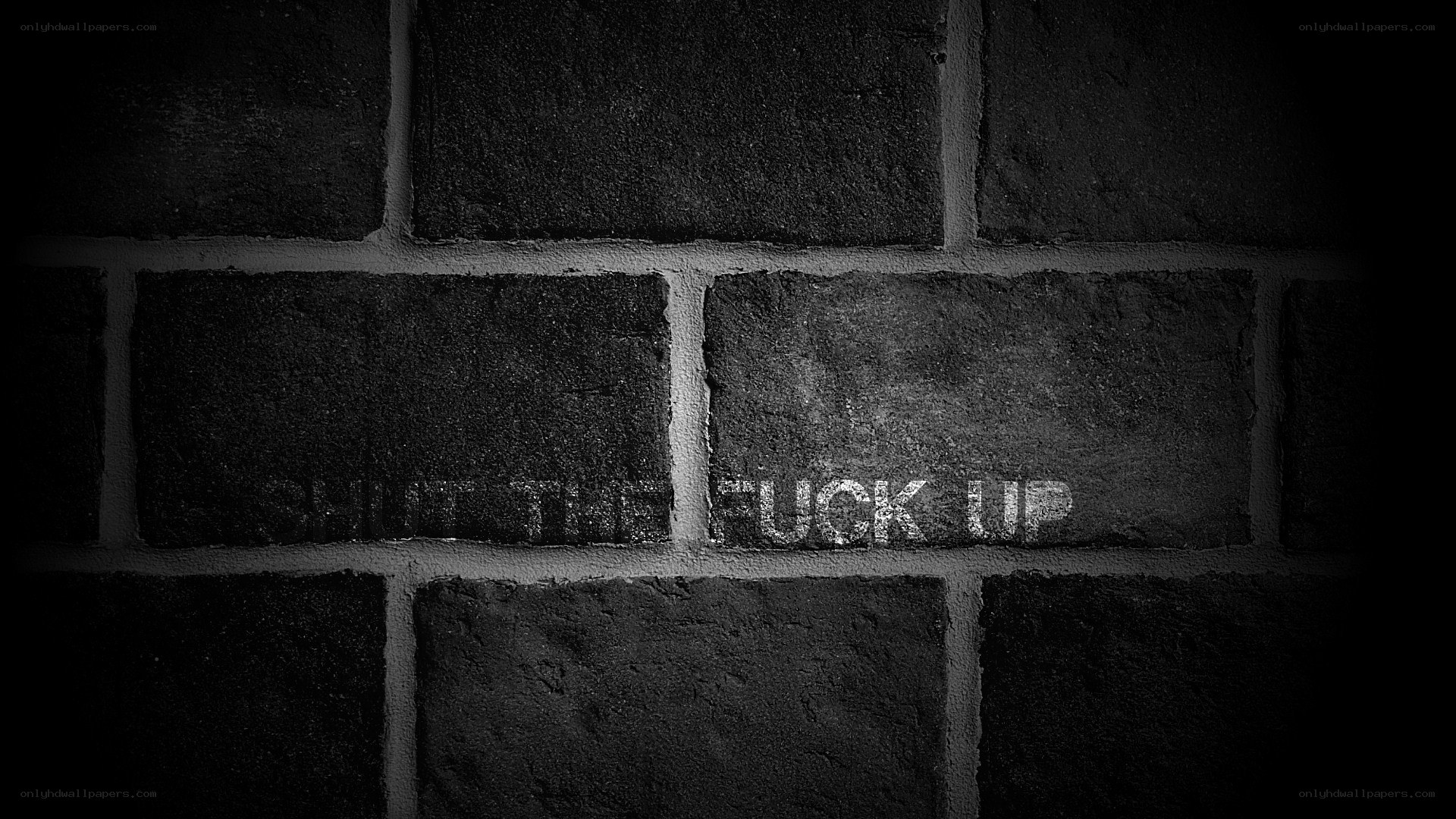 graffiti on brick wall