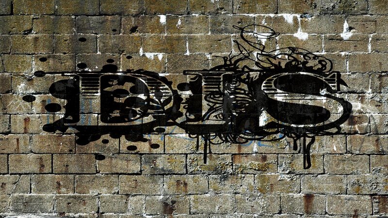 graffiti on brick wall