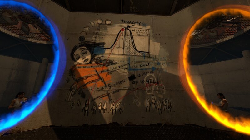 Graffiti on Concrete Wall — Gray, Dramatic