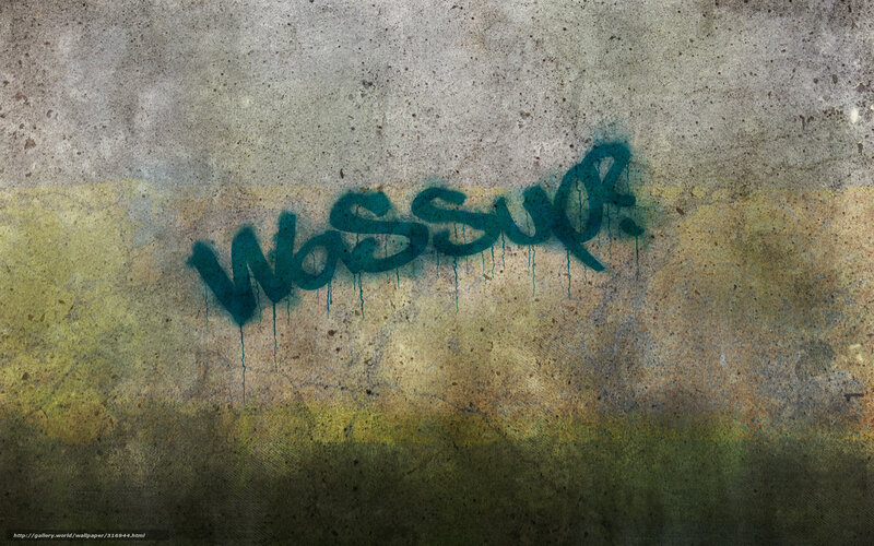 Graffiti on Concrete Wall — Gray, Gritty, Digital Art