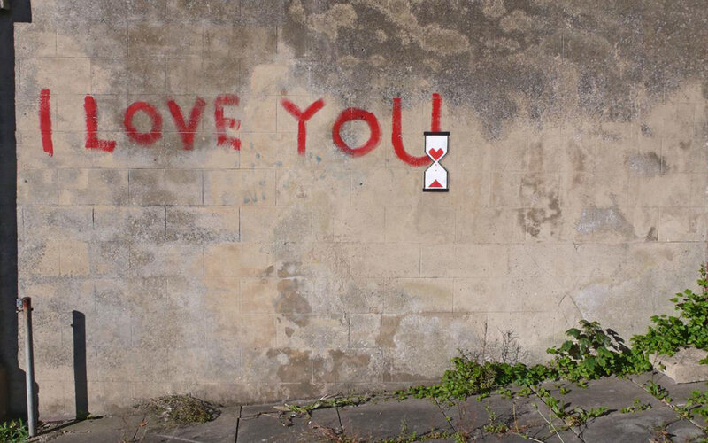 Graffiti on Concrete Wall — Gray, Neutral