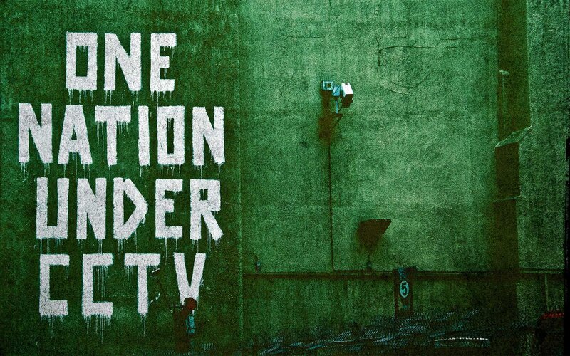 Graffiti on Green Wall — Dystopian