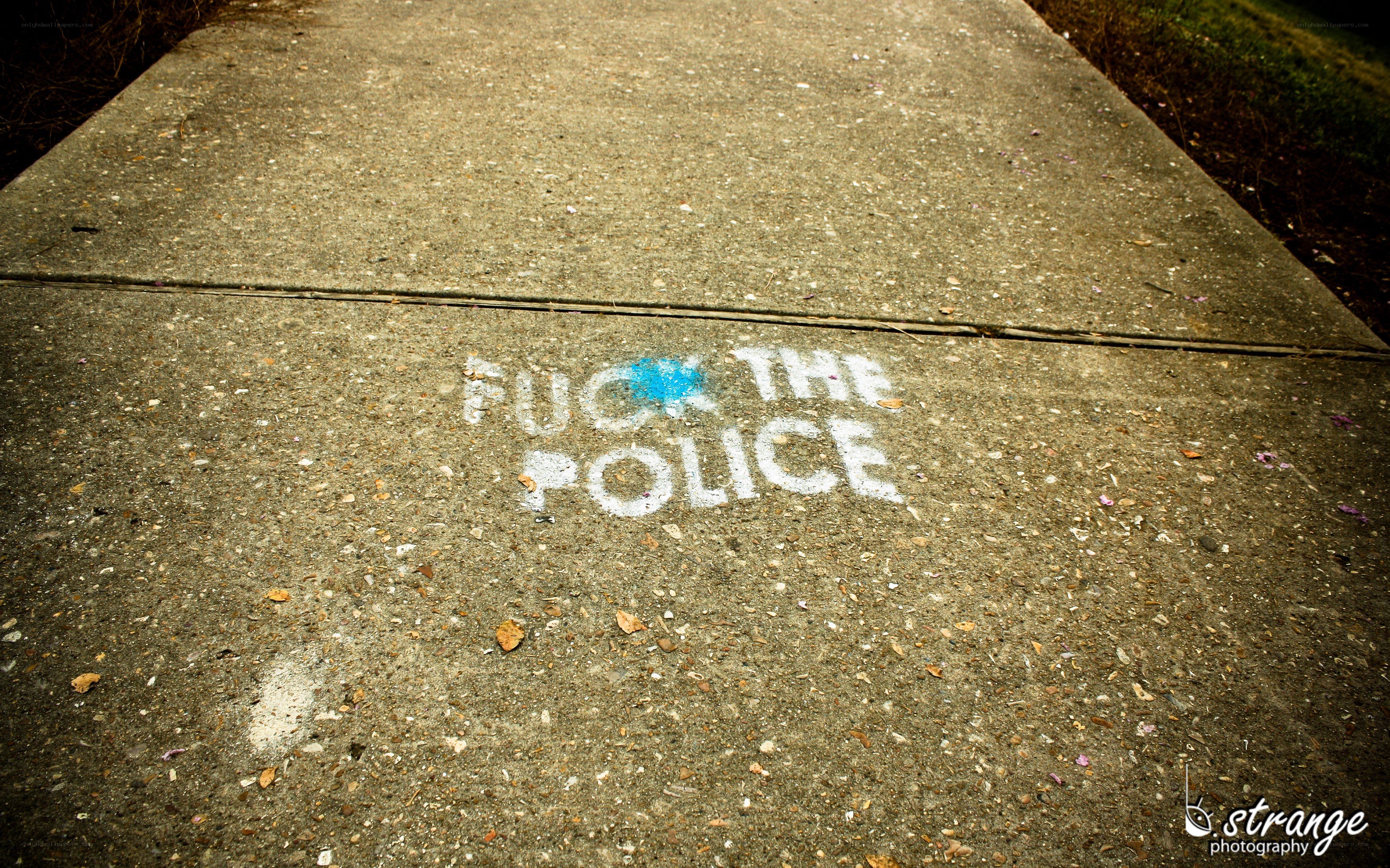 graffiti on sidewalk