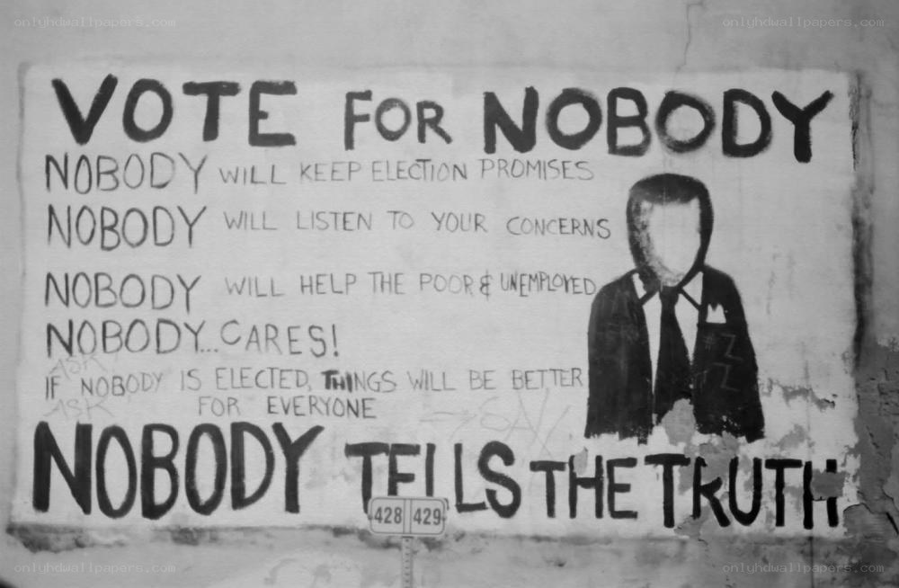 graffiti protest message