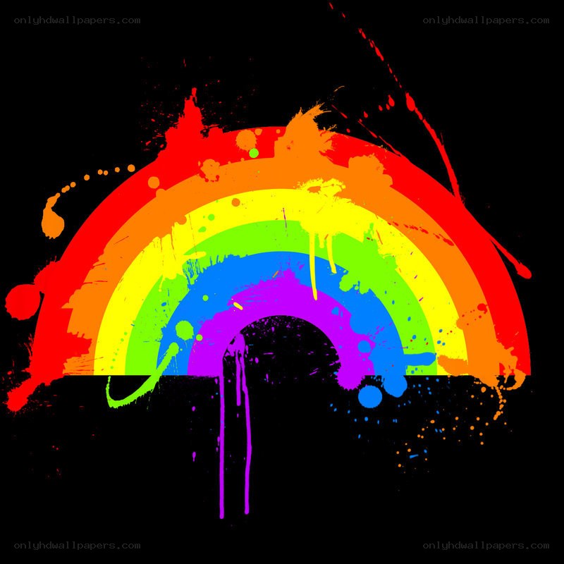 graffiti rainbow art