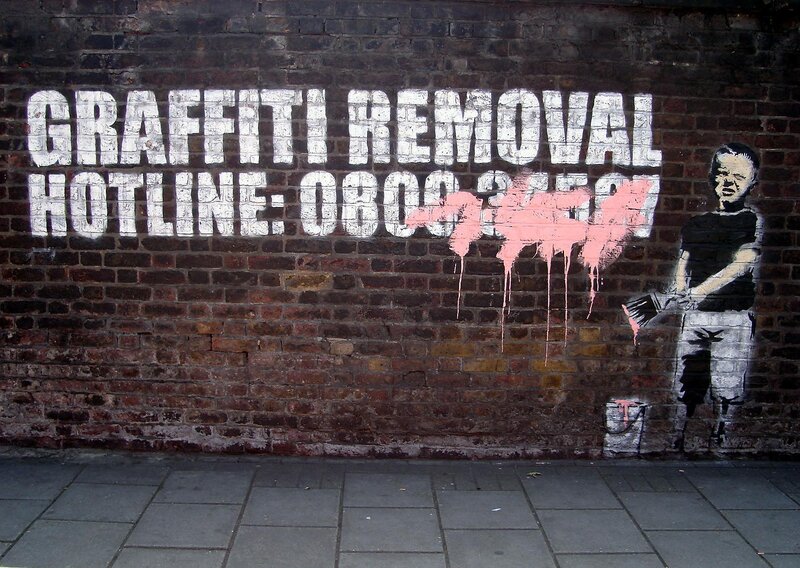 Graffiti removal street art