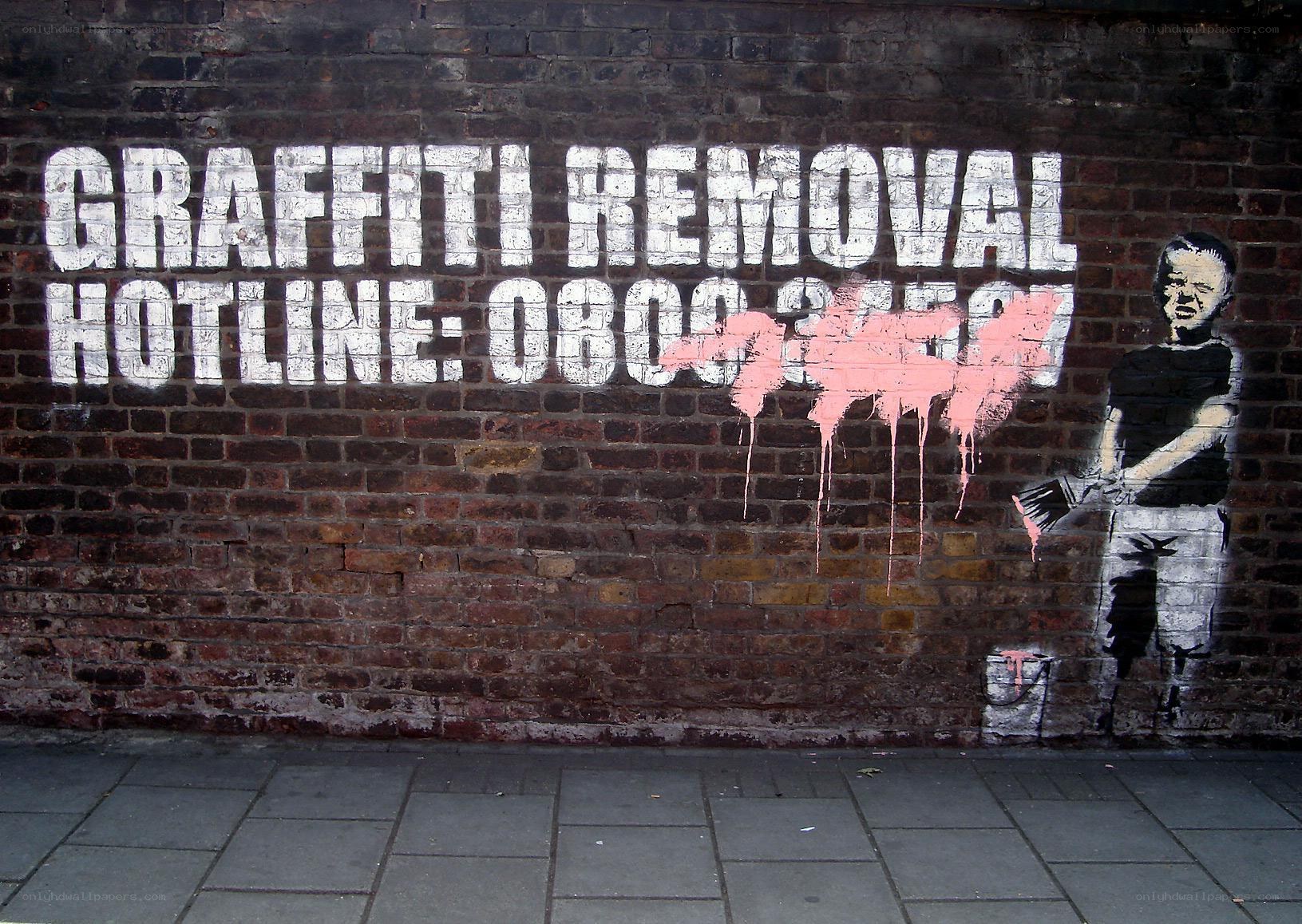 Graffiti removal street art