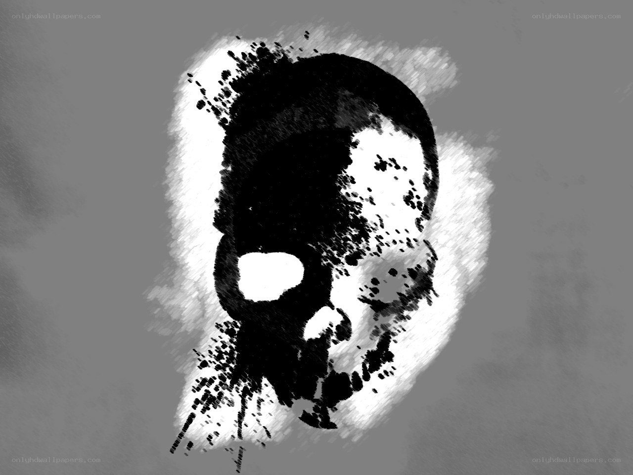 graffiti skull art