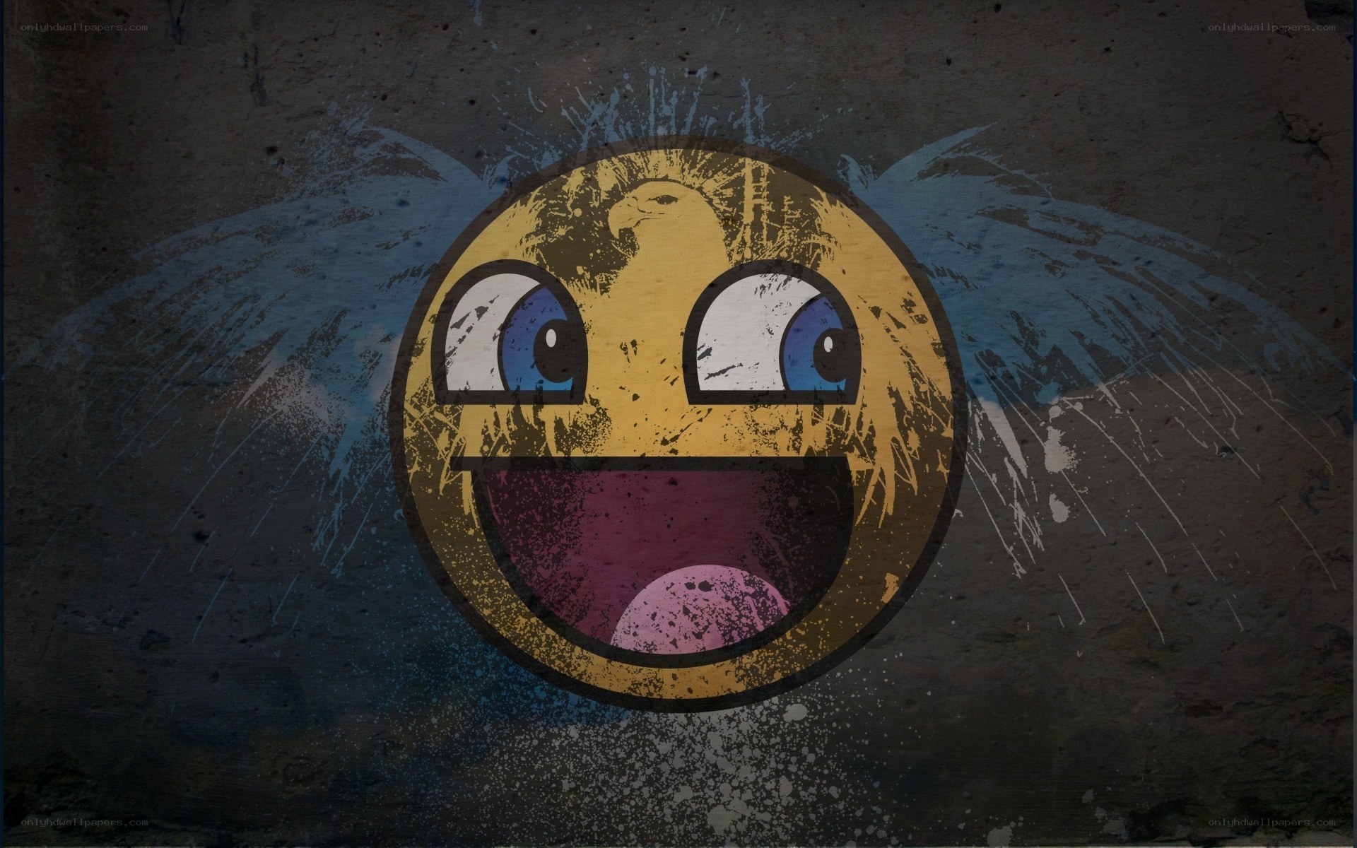 graffiti smiley face art