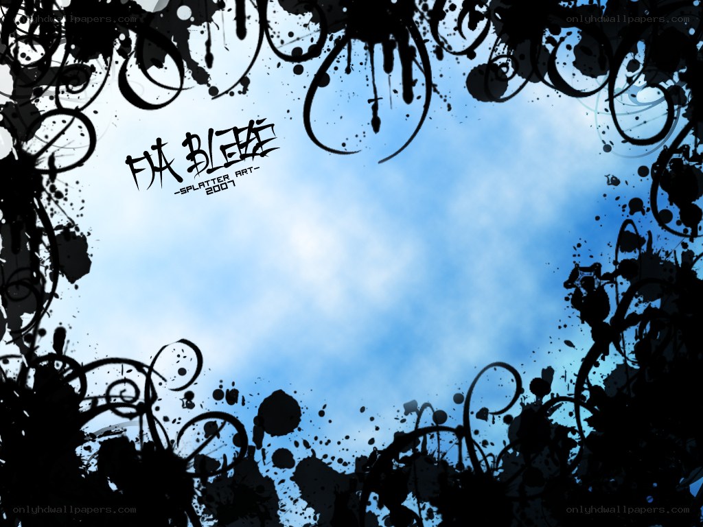 graffiti splatter art frame