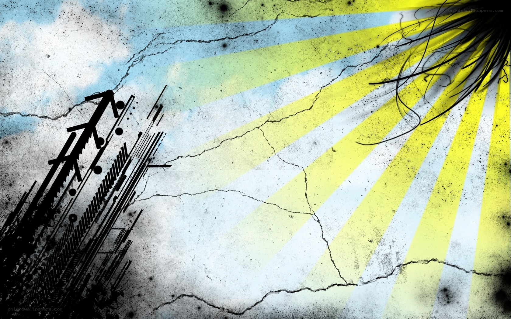 graffiti-style abstract background