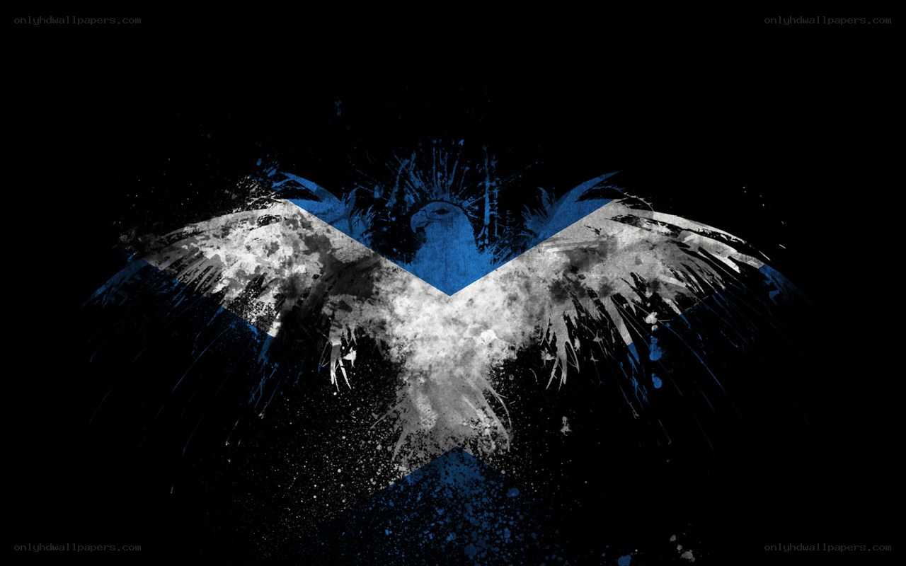 graffiti-style bird emblem