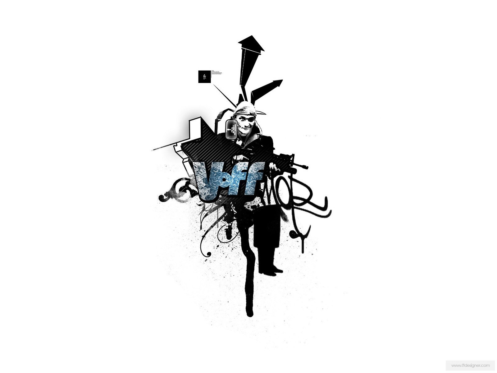 graffiti-style character illustration