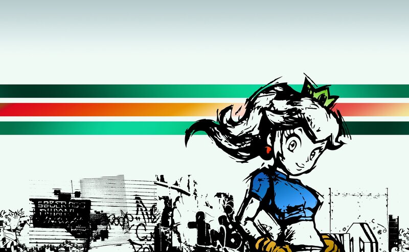 graffiti-style character illustration
