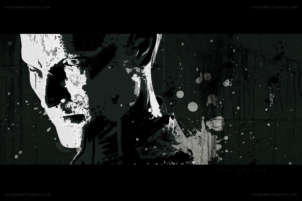 graffiti-style character portrait