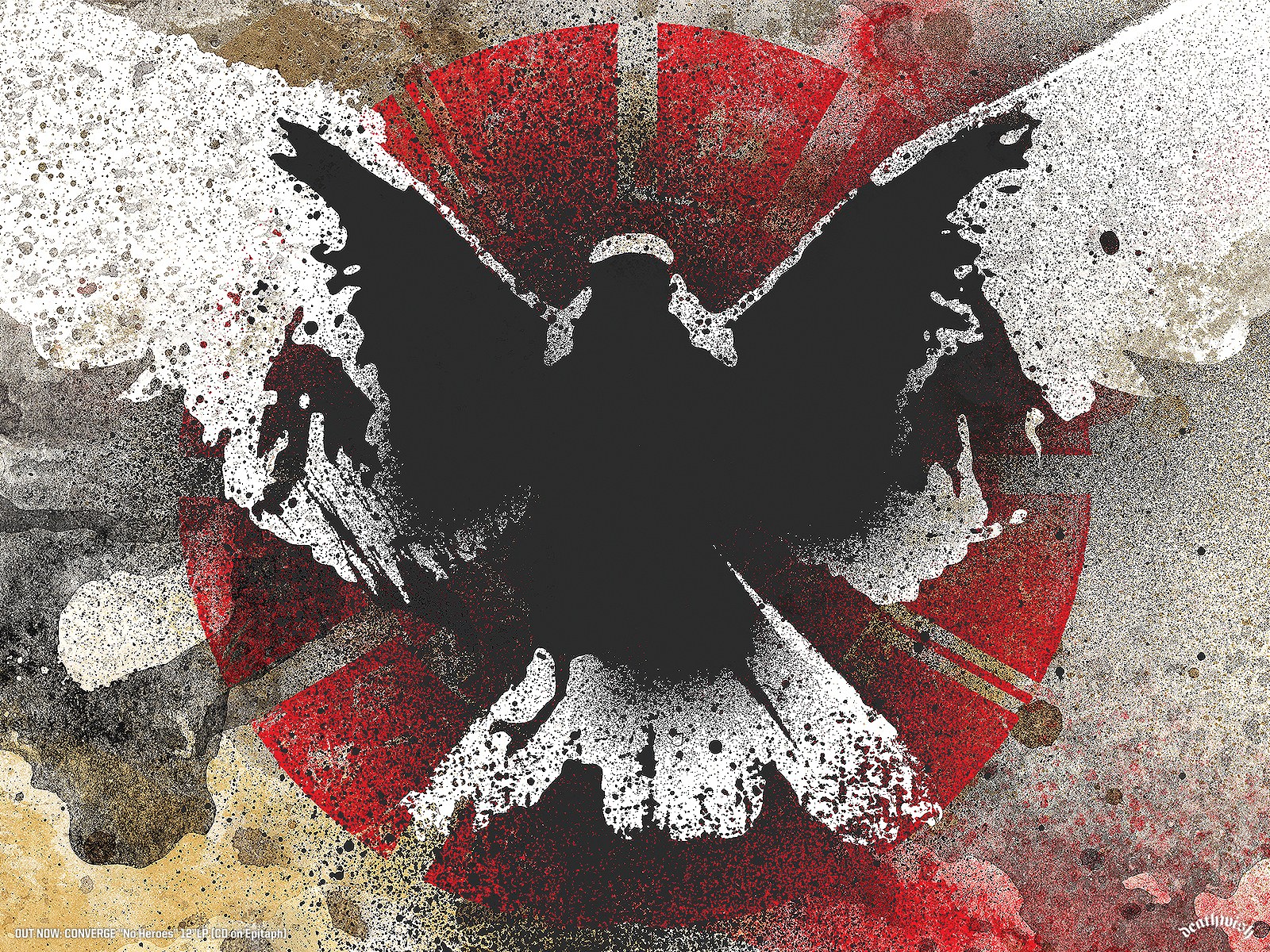 graffiti-style eagle emblem