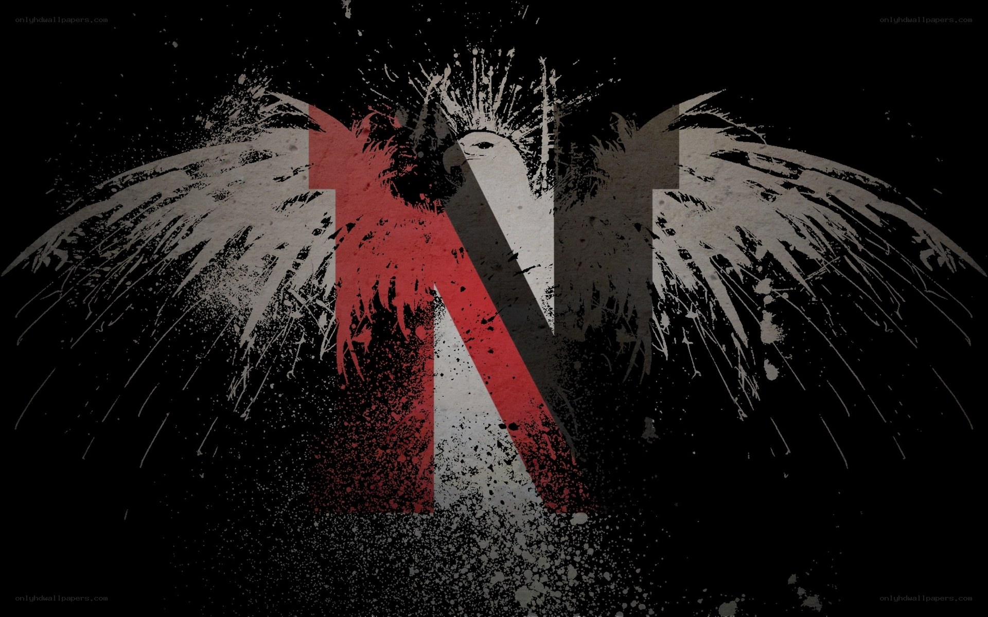 graffiti-style eagle logo
