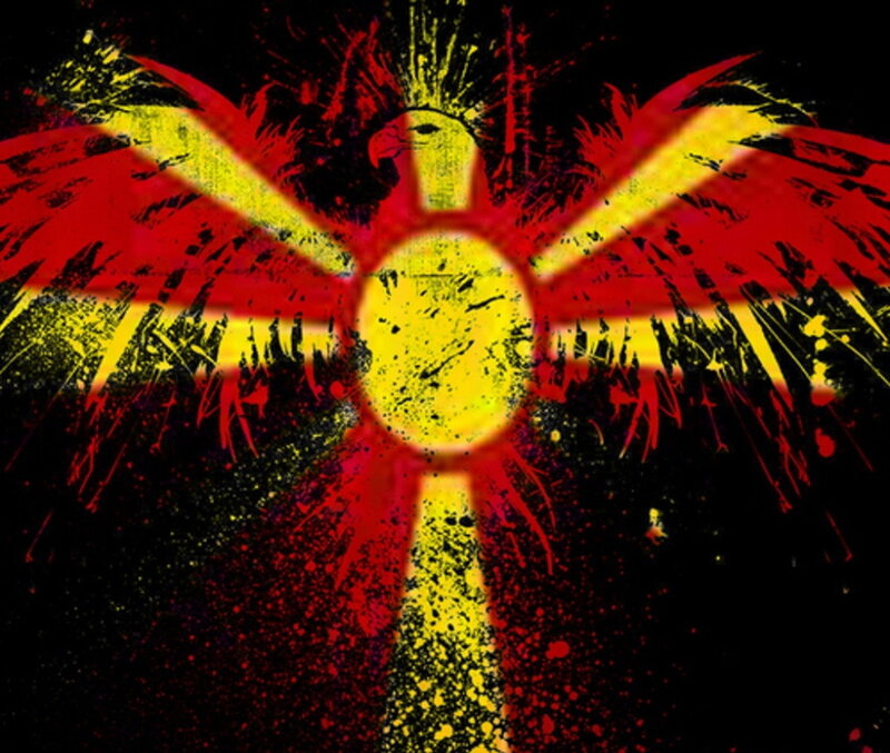 Graffiti-style Eagle