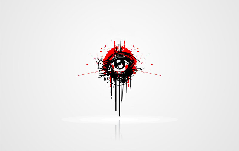 Graffiti-style Eye
