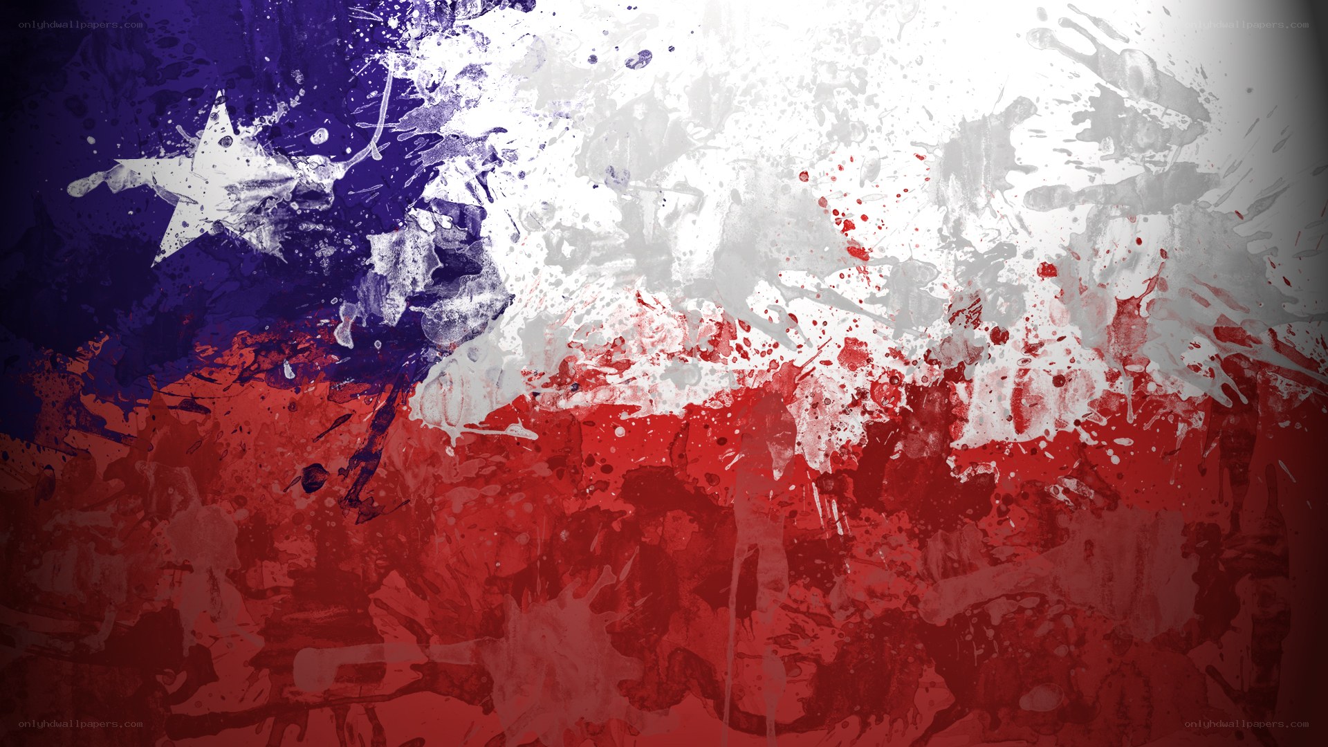 graffiti-style flag art