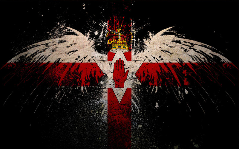 graffiti-style flag with wings