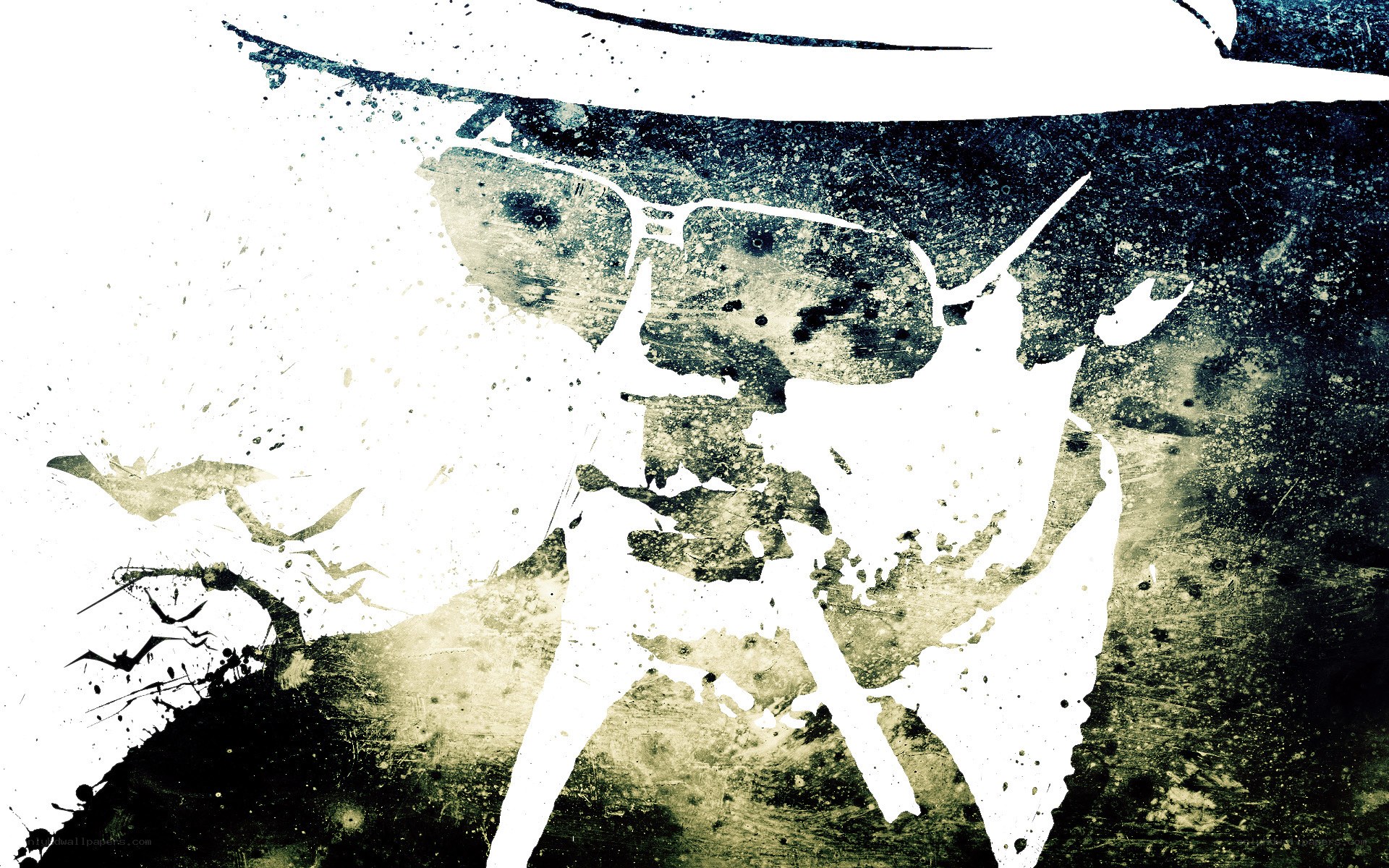 graffiti-style man with hat