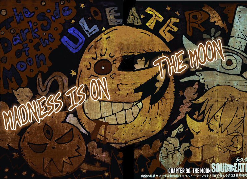 Graffiti-style Moon Character