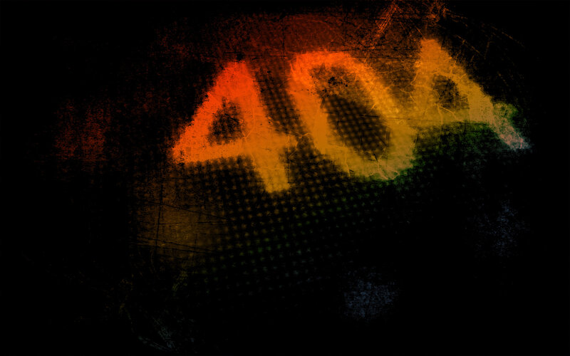 graffiti-style number four