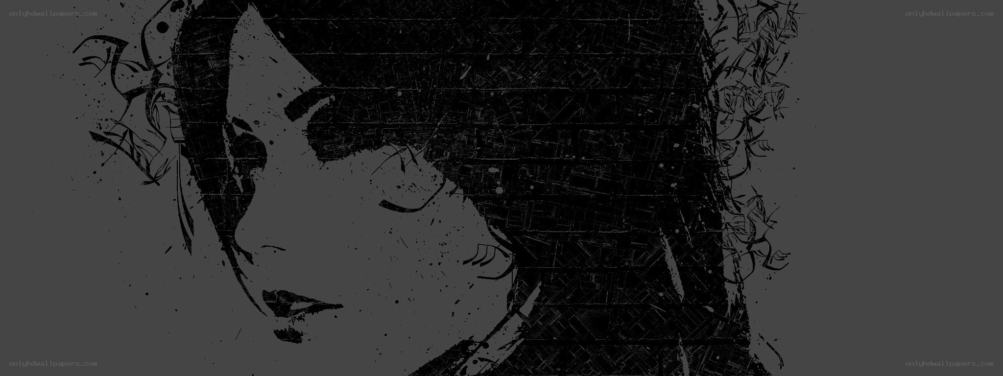 graffiti-style portrait art