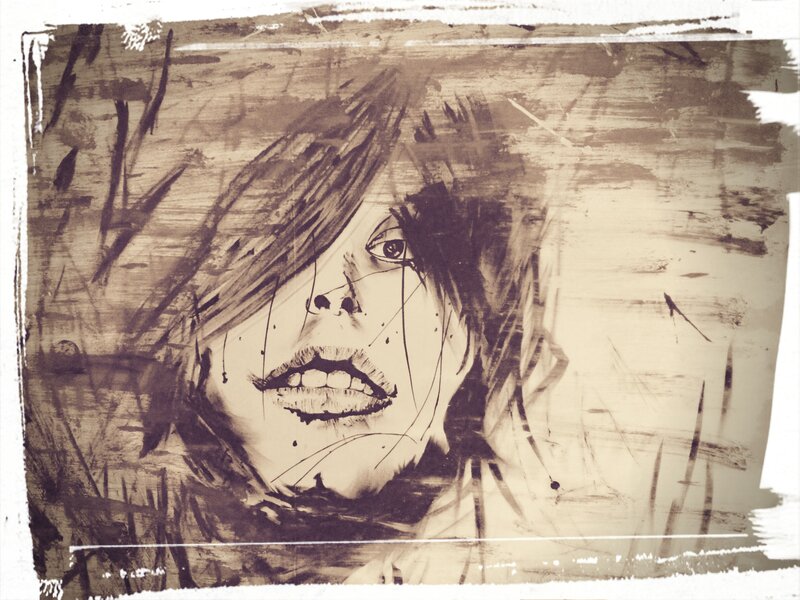 Graffiti-style Portrait