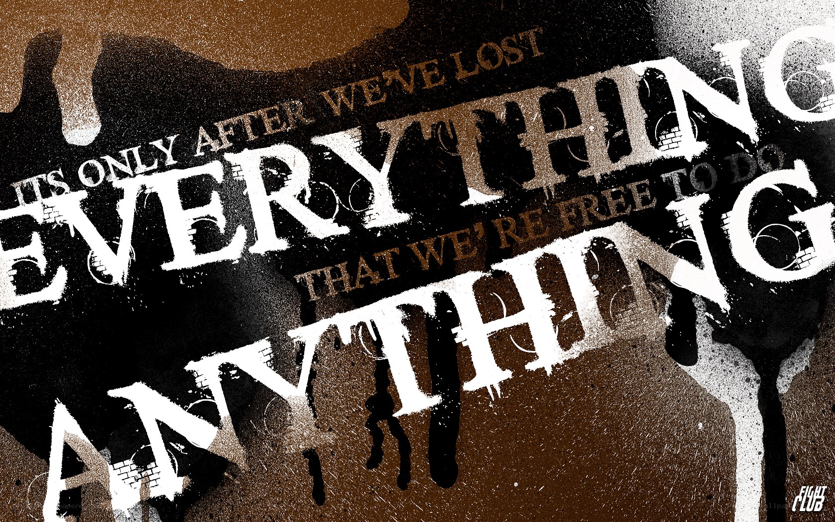 graffiti-style quote art