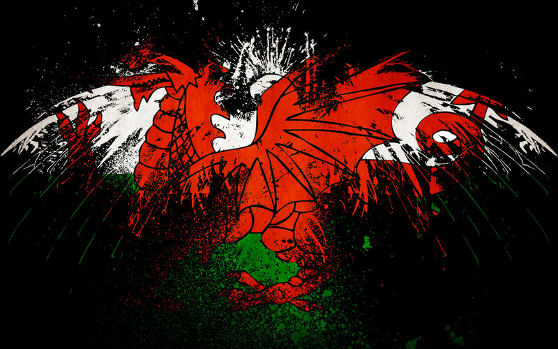 graffiti-style red dragon