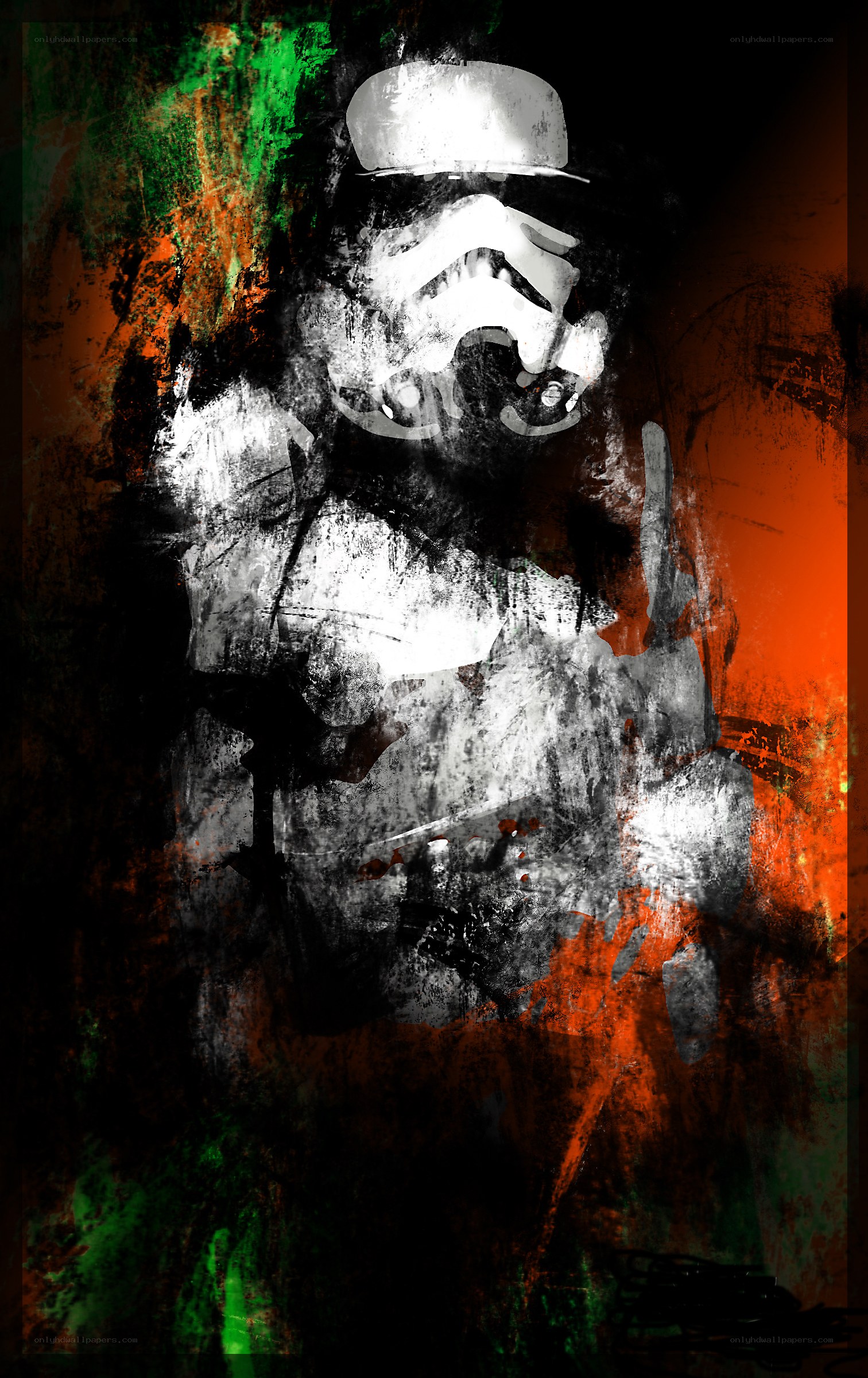 graffiti-style stormtrooper art